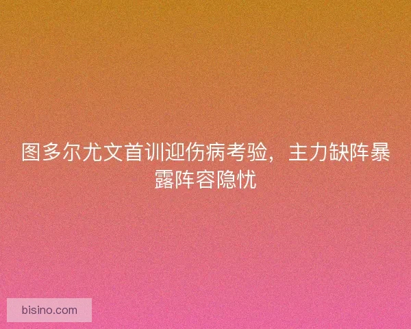 图多尔尤文首训迎伤病考验，主力缺阵暴露阵容隐忧